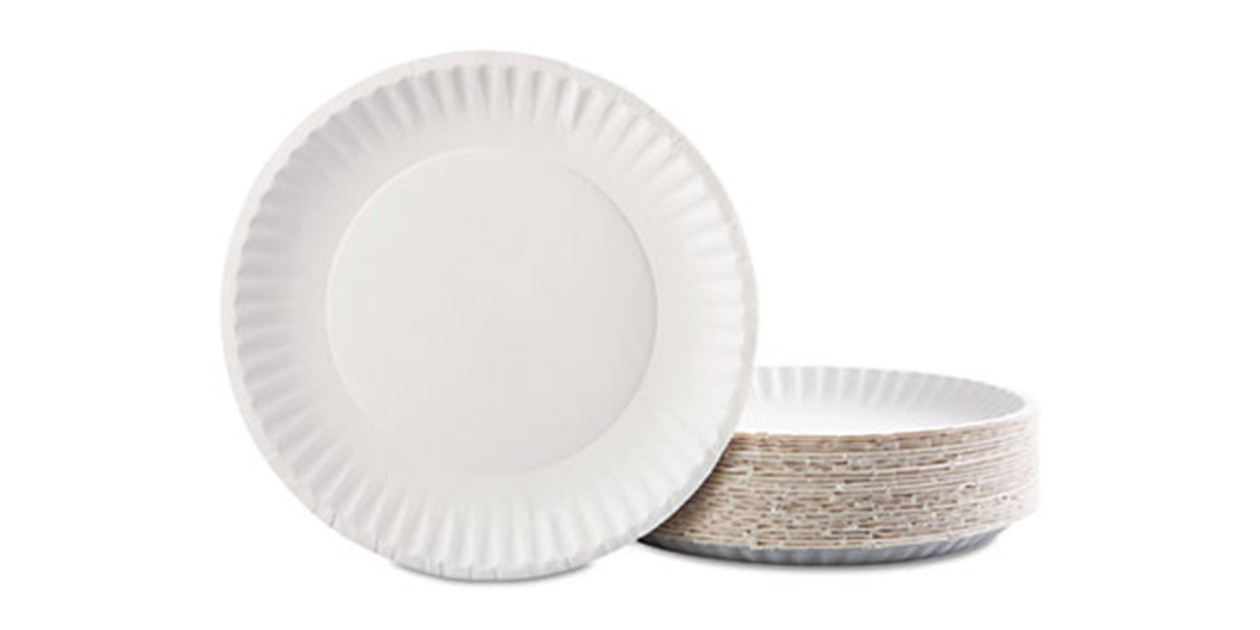 paper plates white